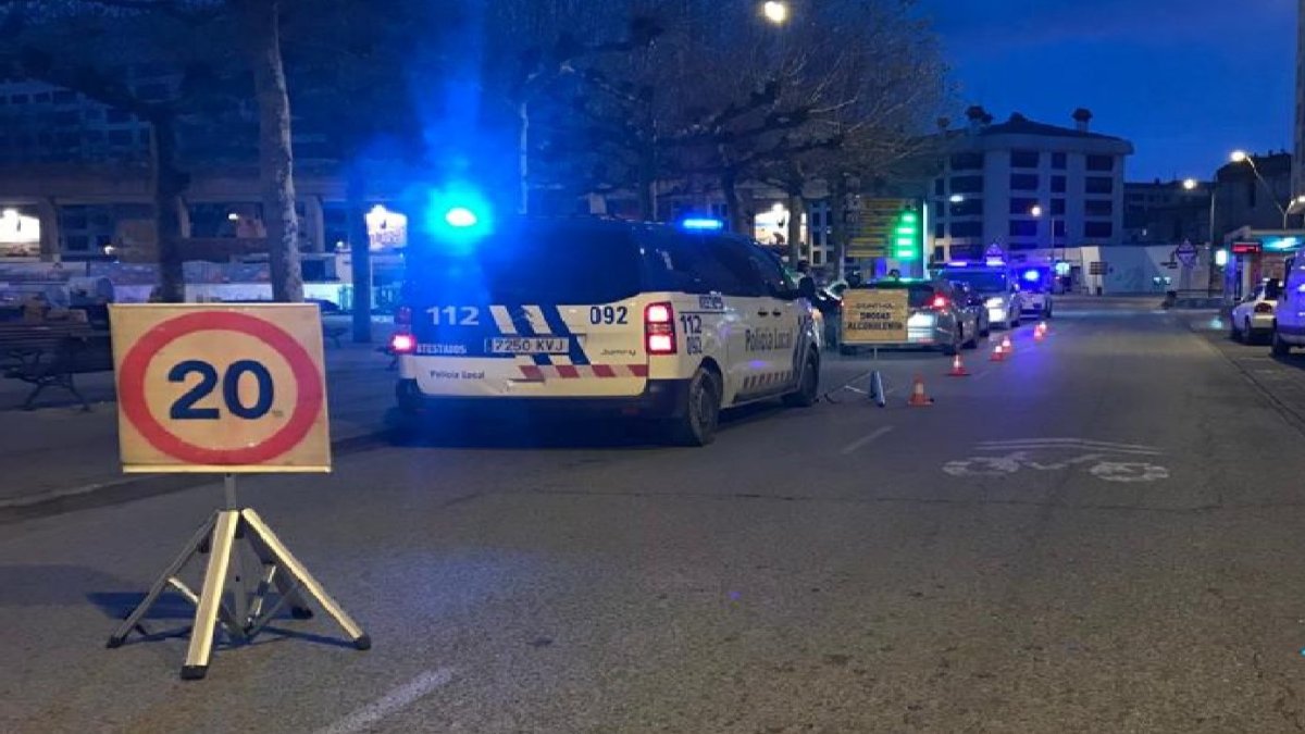 Control de alcoholemia de la Policía Local de Burgos. ECB