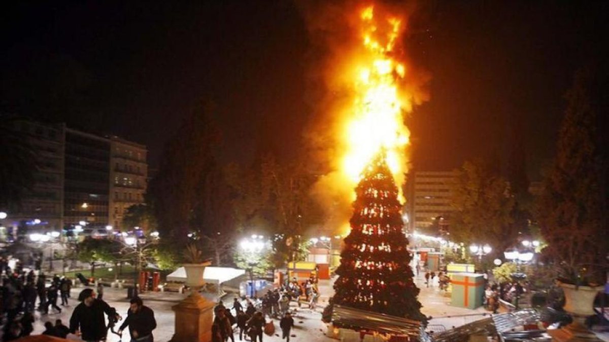 Imagen de la felicitación navideña de IU Madrid.-/ PERIODICO