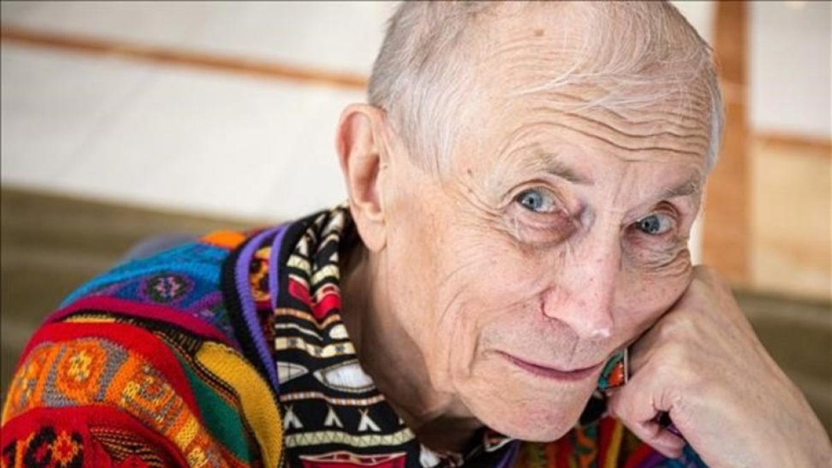 El poeta ruso Evgeni Evtushenko, en su visita a Barcelona en el 2016.-ROBERT RAMOS