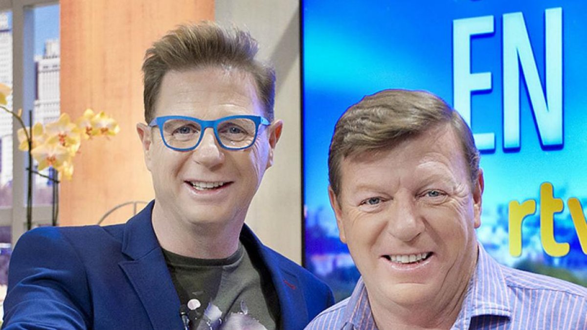 Los Morancos, Jorge y César Cadaval, en una aparición televisiva-EL PERIÓDICO