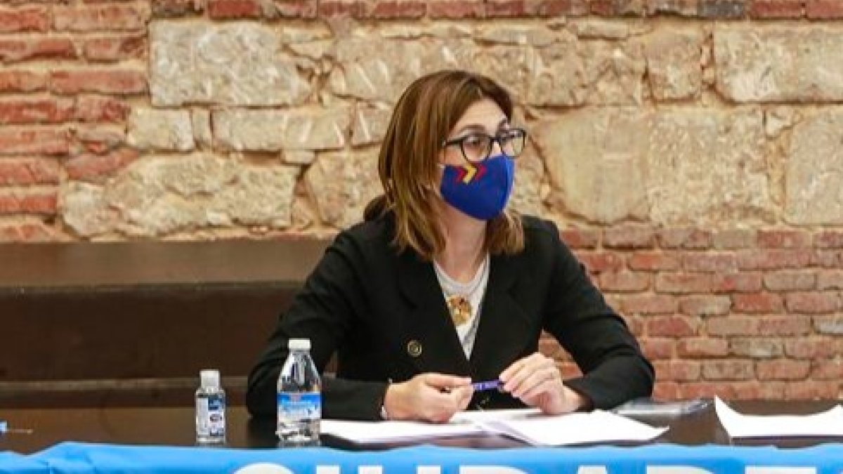 La alcaldesa de Aranda, Raquel González.