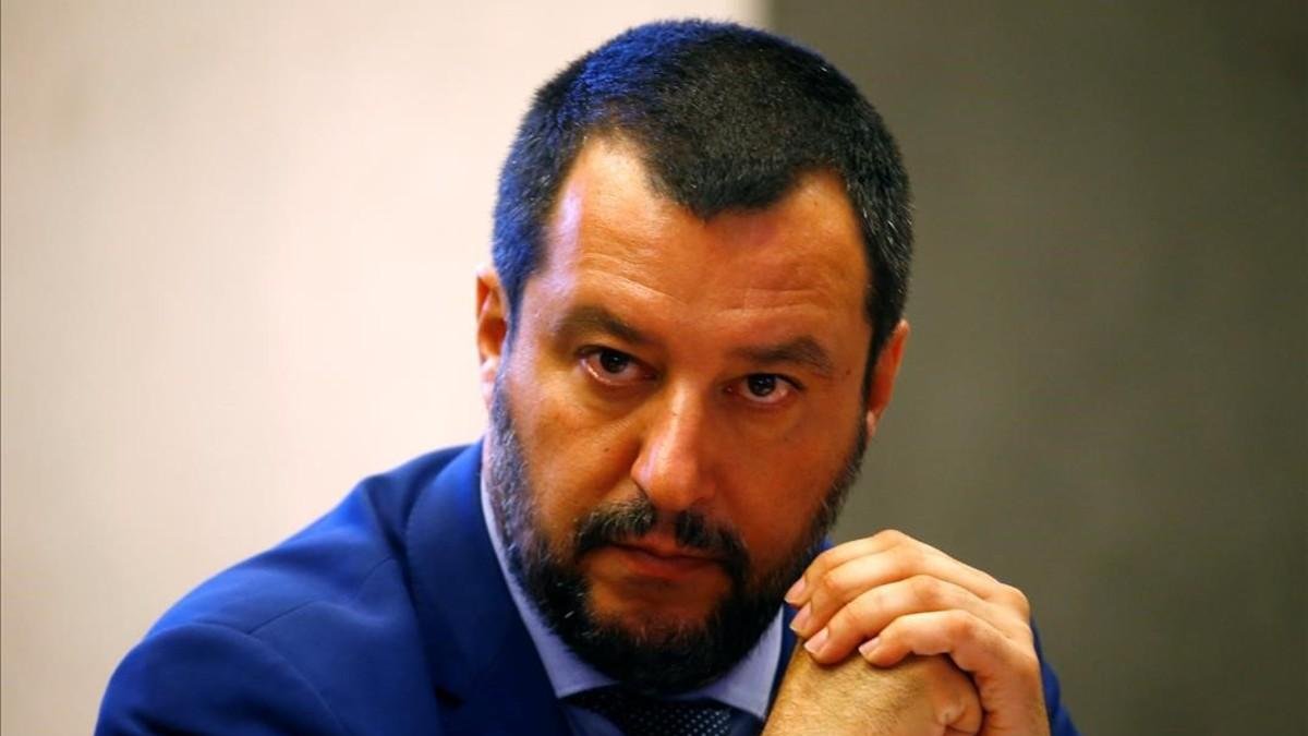 El ministro del Interior italiano, el ultraderechista Matteo Salvini.  /-STEFANO RELLANDINI (REUTERS)