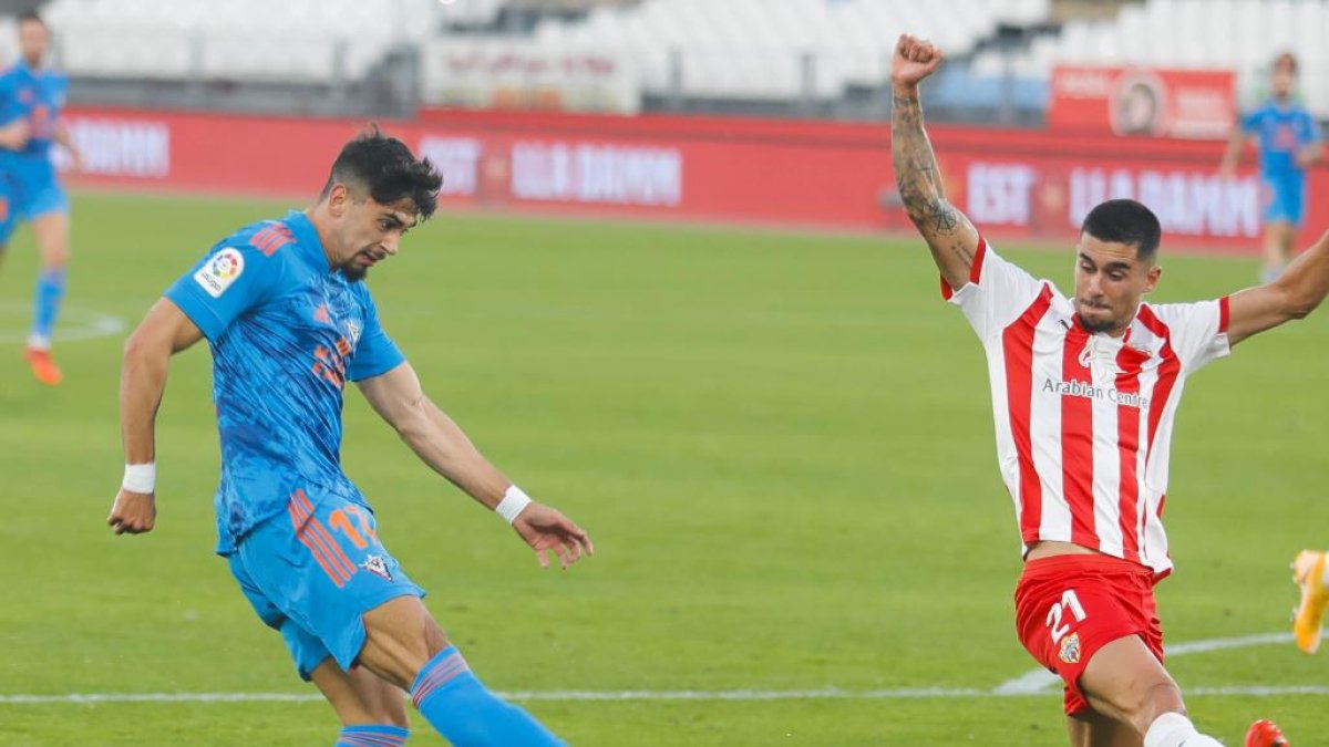 Imagen del partido UD Almería - Mirandés. / LA LIGA