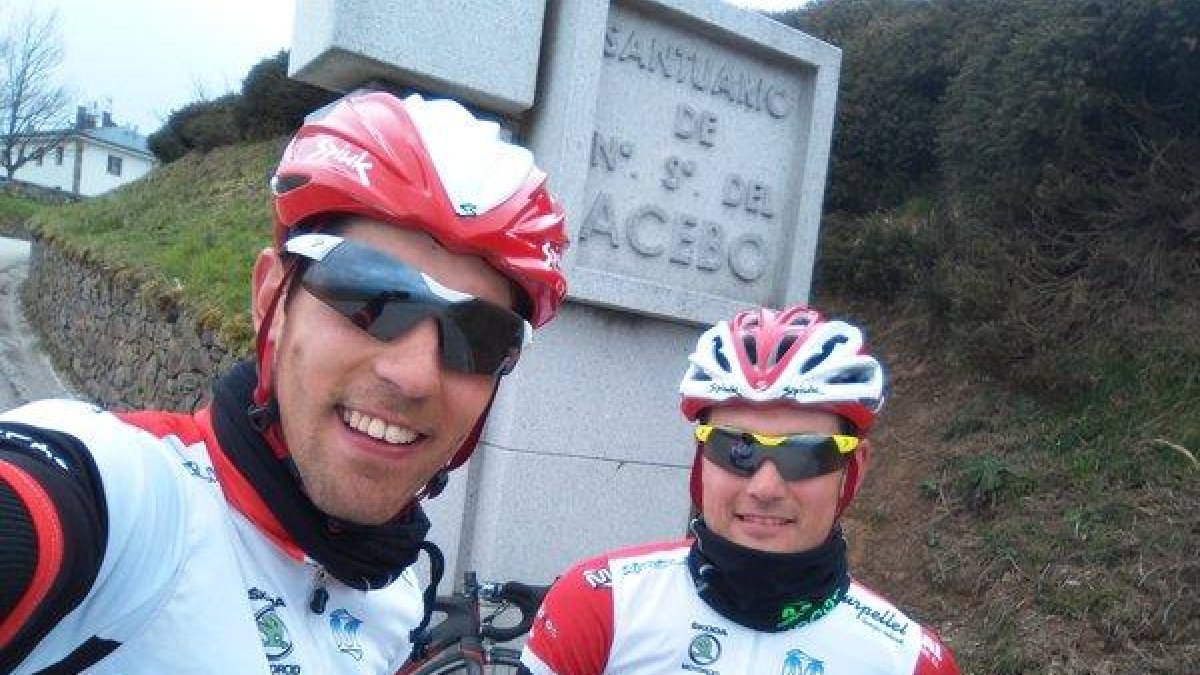 Ibai Salas (izquierda) e Igor Merino han estado inspeccionando las etapas esta semana.-