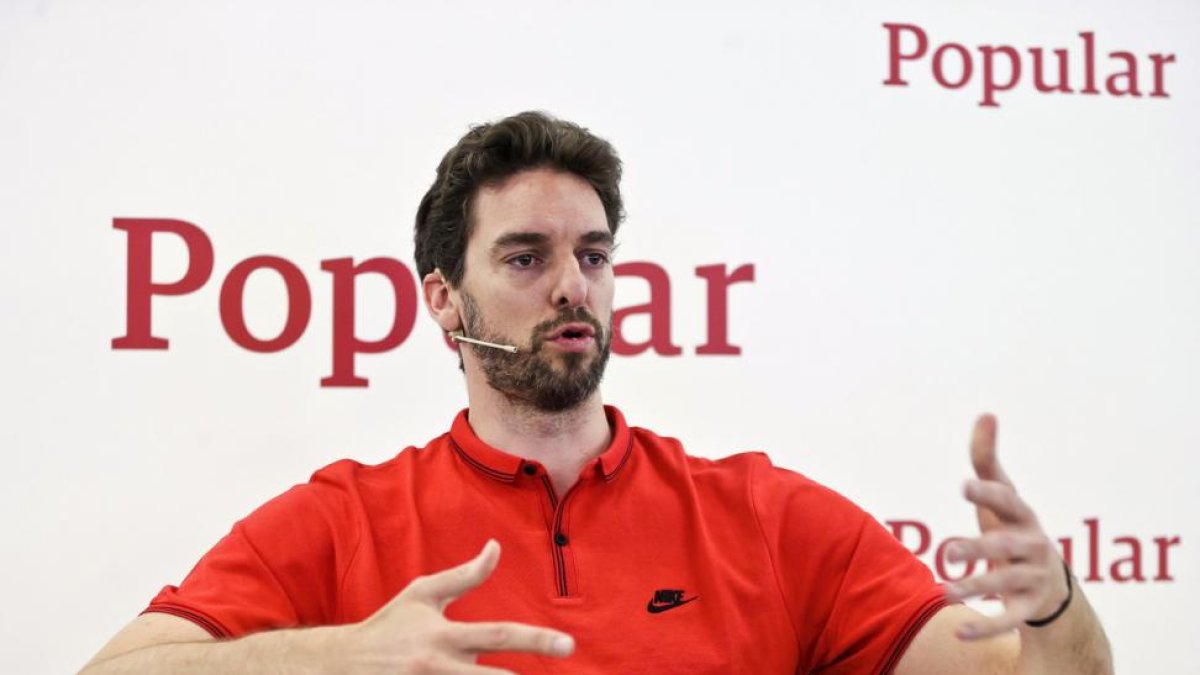 Pau Gasol, el pasado mayo en Madrid.-EFE / EMILIO NARANJO