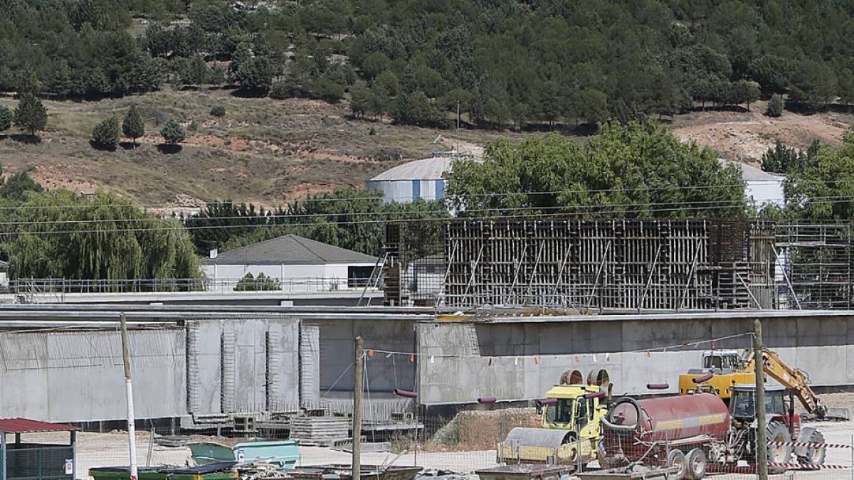 Obras de ampliación de la estación depuradora.-R. G. O.