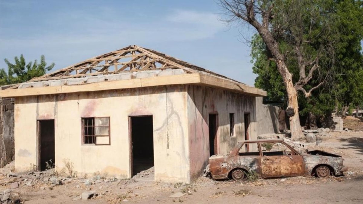 Atentado de Boko Haram en Bama, localidad del noreste de Nigeria muy próxima a la frontera con Camerún, el pasado 8 de diciembre.-AFP