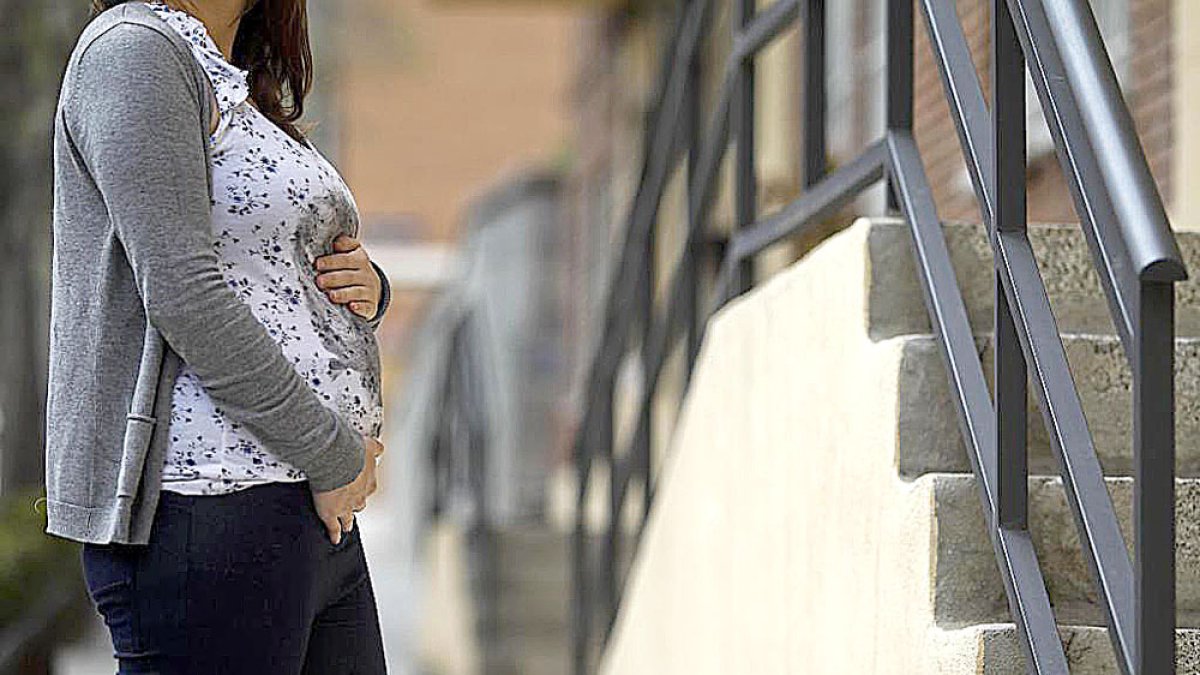 Imagen de una mujer embarazada. José Aymá