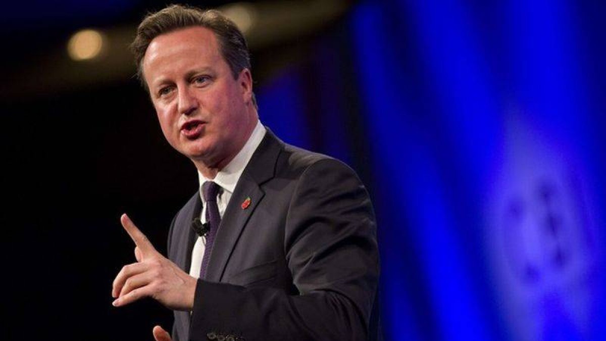 David Cameron, en la reunión anual de la Confederación de la Industria Británica.-Foto: JUSTIN TALLIS / AFP