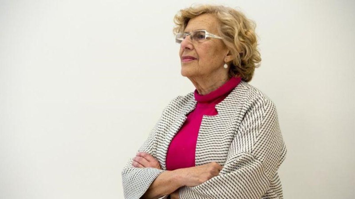 La alcaldesa de Madrid, Manuela Carmena.-JUAN MANUEL PRATS