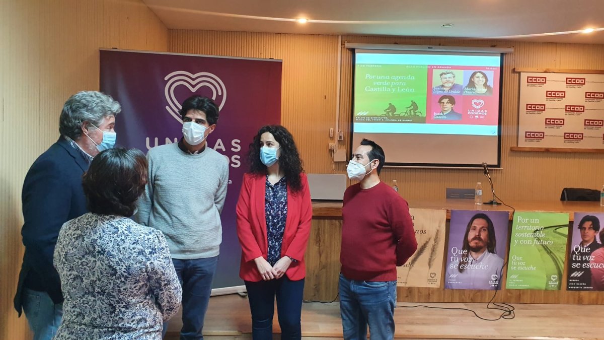 Podemos explica su Agenda Verde en Aranda de Duero
