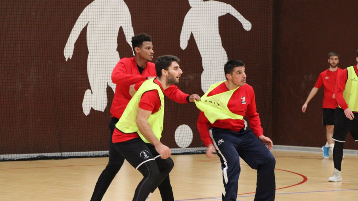 Entrenamiento del UBU San Pablo.