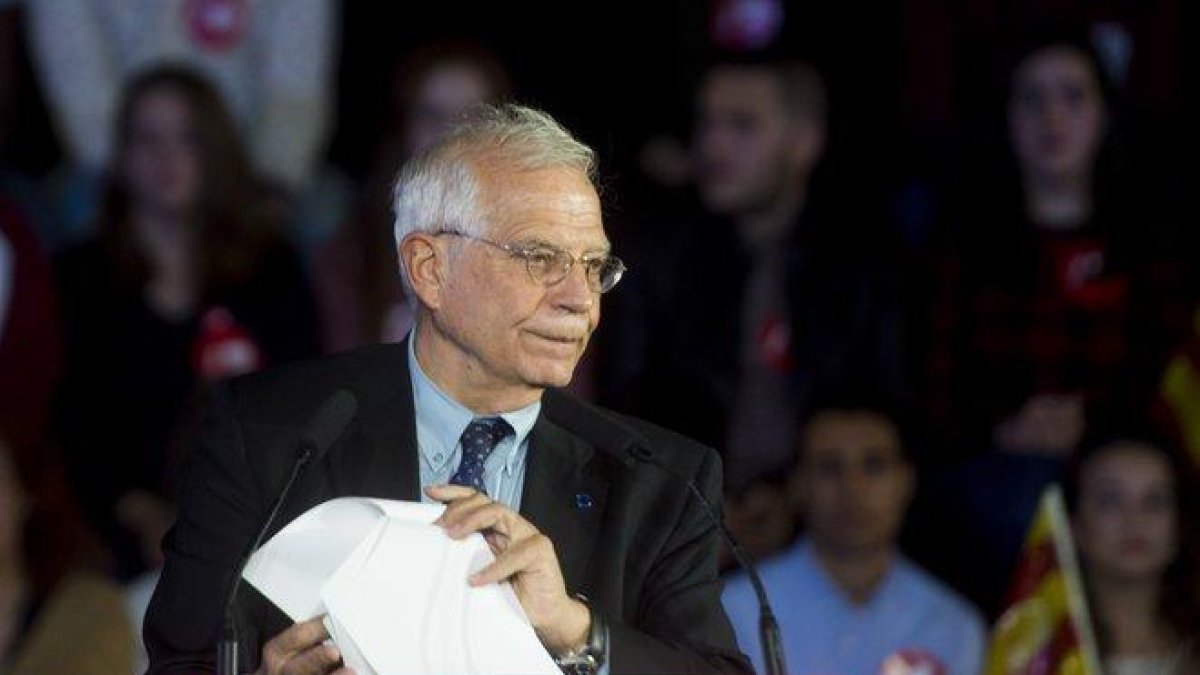 El ministro en funciones de Asuntos Exteriores, Josep Borrell.-