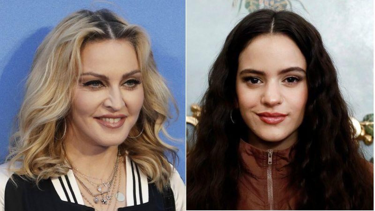 Madonna y Rosalía.-