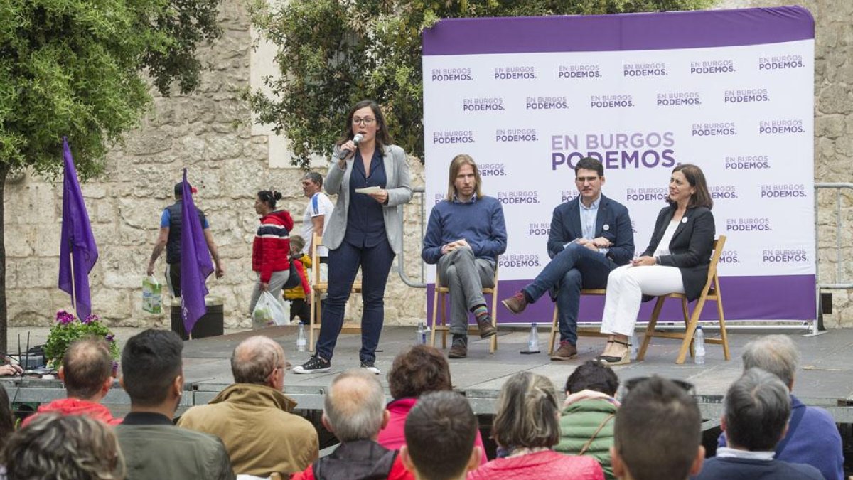 El acto se desarrolló en la Plaza de la Libertad durante la tarde de ayer.-ISRAEL L. MURILLO