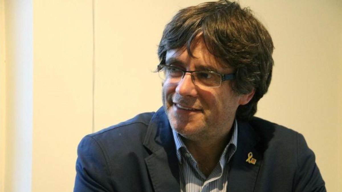Carles Puigdemont el pasado día 21 de septiembre.-NATALIA SEGURA (ACN)