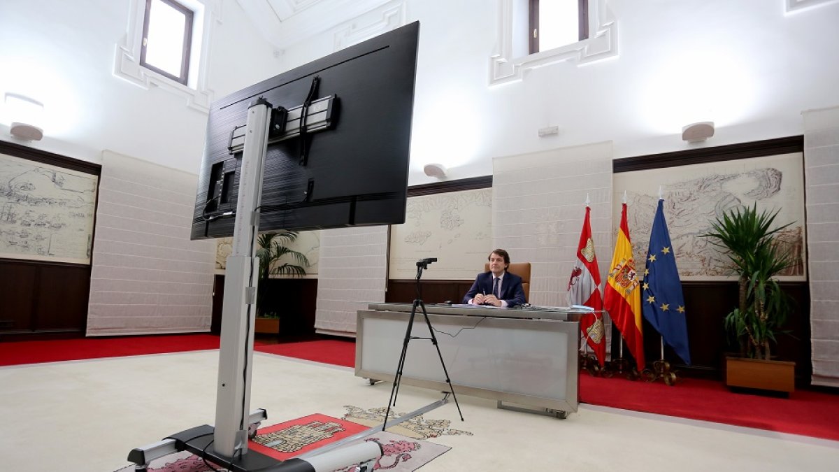 El presidente de la Junta de Castilla y León, Alfonso Fernández Mañueco.