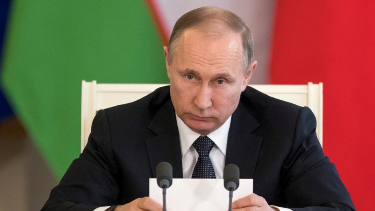 Vladimir Putin, durante una reunión en el Kremlin.-REUTERS