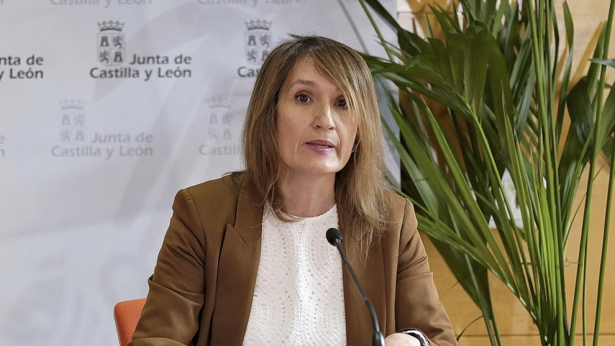 La consejera de Educación de la Junta de Castilla y León, Rocío Lucas. ECB
