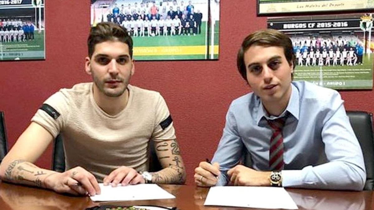 Nicolás Minutelli ya ha firmado su contrato con el Burgos CF.-