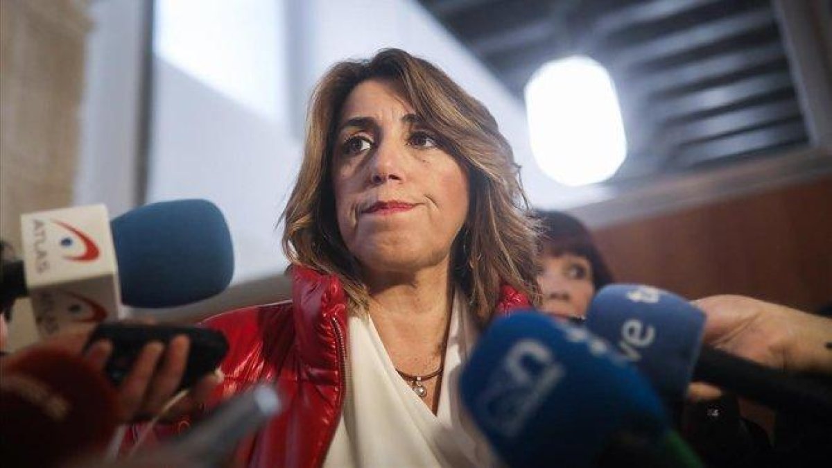 La secretaria general del PSOE-Andalucía Susana Diaz, este martes.-EUROPA PRESS / MARÍA JOSÉ LÓPEZ