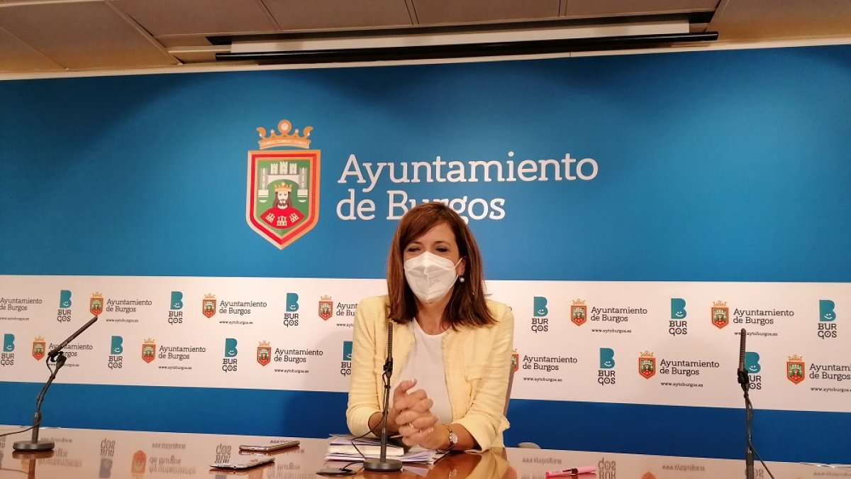 La vicealcaldesa de Burgos, Nuria Barrio. ECB