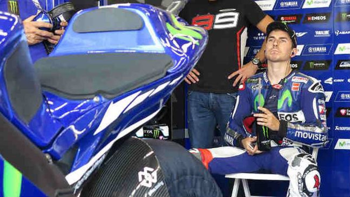 Jorge Lorenzo, piloto de Movistar Yamaha.-Foto: EMILIO PÉREZ DE ROZAS / Enviado especial