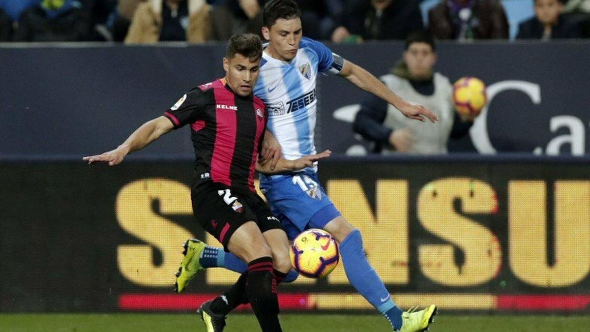 Imagen del Málaga-Reus del domingo.-