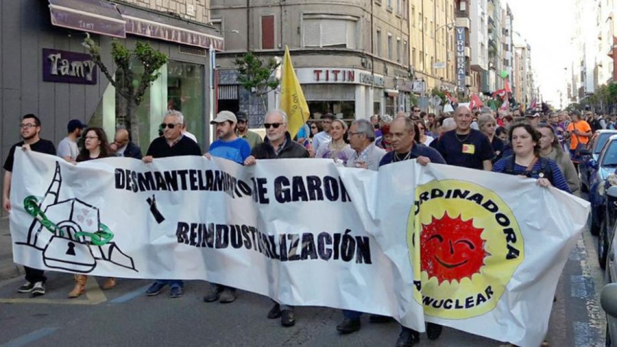 Imagen de la manifestación organizada ayer en Miranda.-M.A.M.