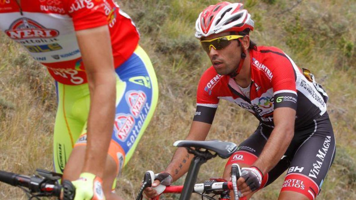 Pablo Torres durante la Vuelta a Burgos 2014.-SANTI OTERO