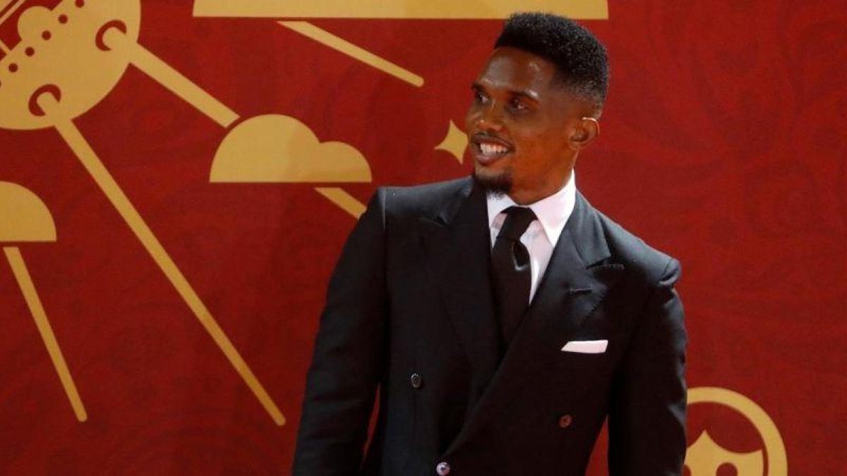 Samuel Etoo.-REUTERS / SEGEI KARPUKHIN