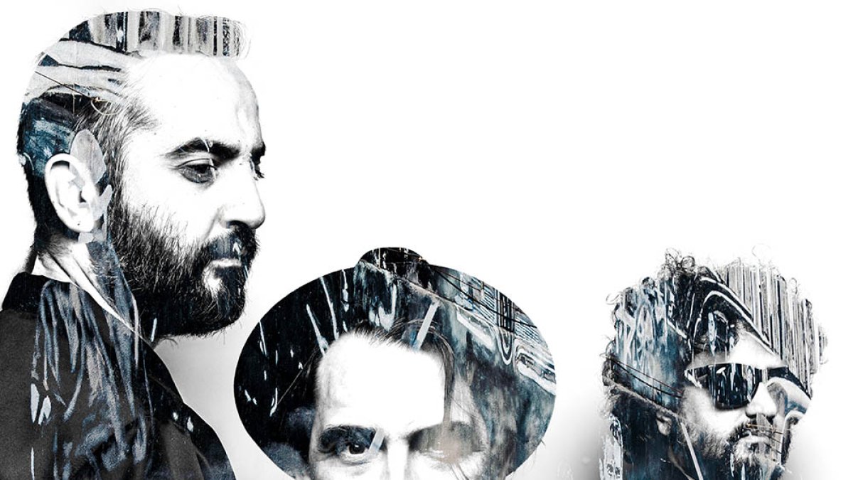 Samuel Peñas (izquierda), Andrew McAffer y Miguel Benito ‘Pete’ son The Mañana Culture. DAVID PALACÍN