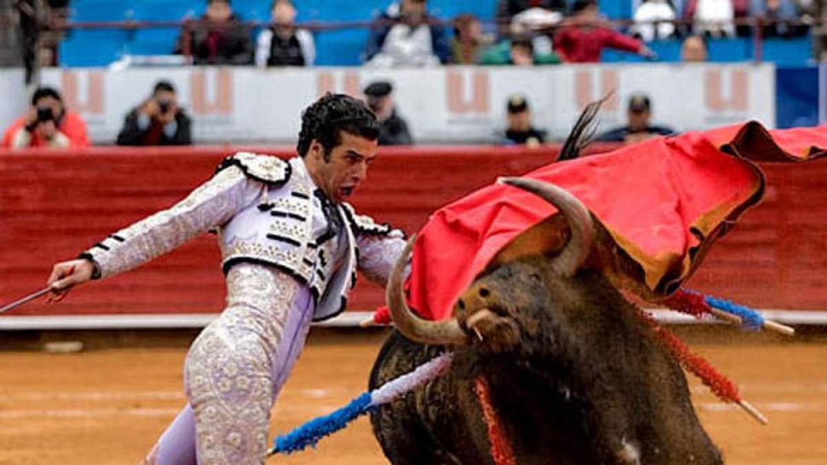 Morenito de Aranda en México en 2010, última ocasión en la que toreó en América.-ECB