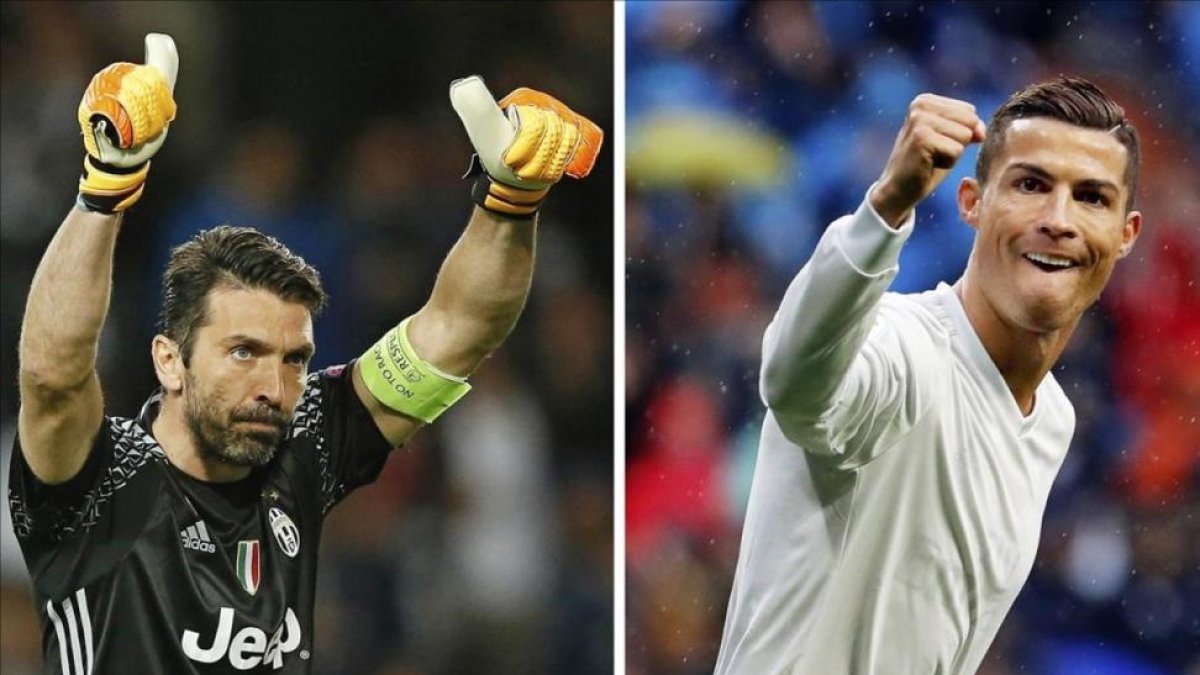 Ronaldo y Buffon lucharán por el título en la máxima competición contienental.-EFE / GUILLAUME HORCAJUELO / J.C. HIDALGO