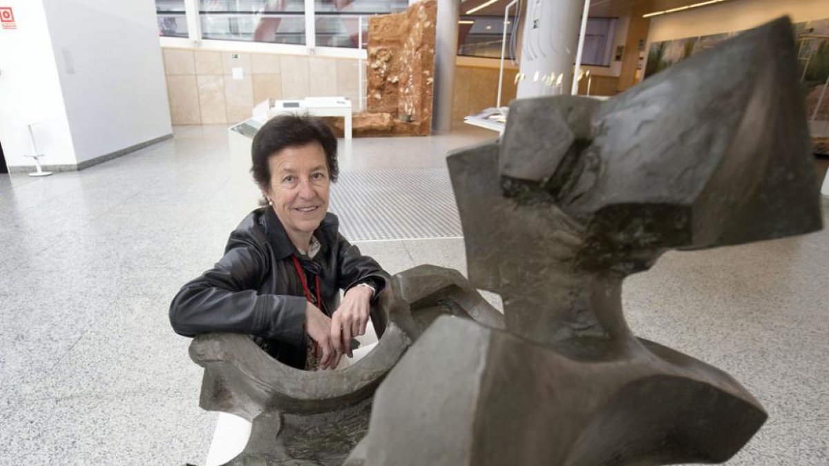Aurora Martín, coordinadora del Museo de la Evolución Humana.-RAÚL G. OCHOA