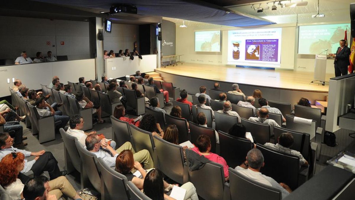Entre los ponentes hubo investigadores, catedráticos y jefes de servicio de Sanidad Animal de varias regiones.-I. L.M.