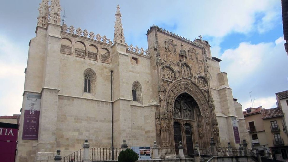 Tras la clausura de ‘Eucharistia’, la normalidad ha vuelto a la plaza de Santa María.-L. V.