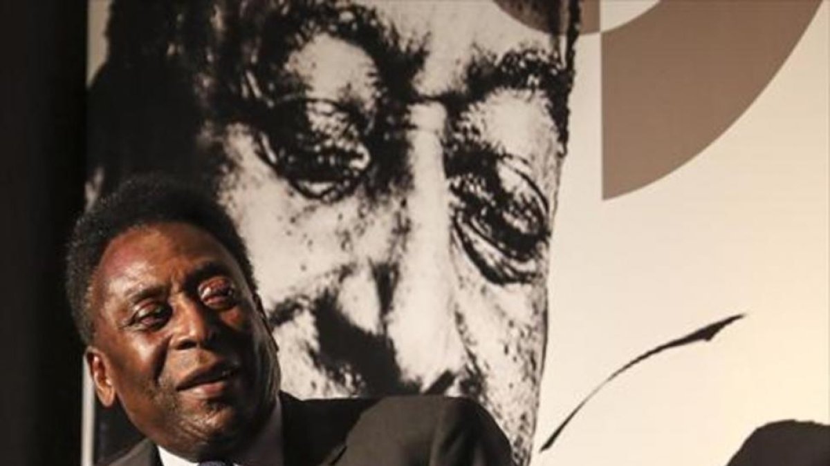 Pelé en un acto.-EL PERIÓDICO