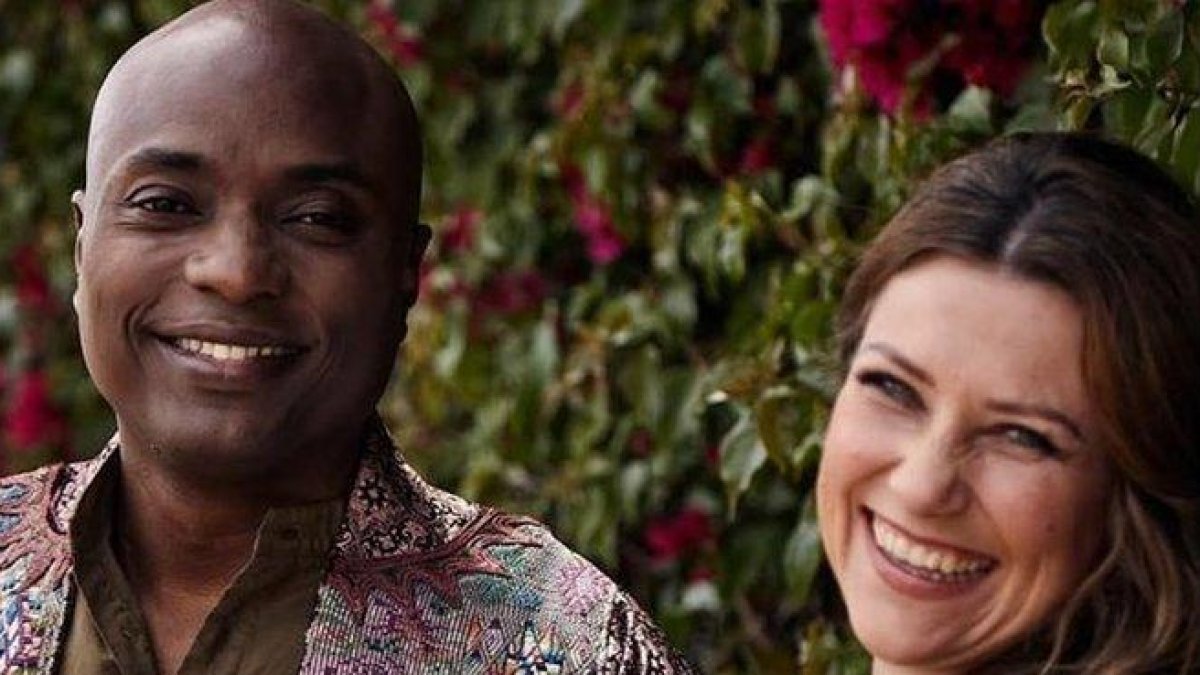 Shaman Durek y la princesa Marta Luisa de Noruega.-INSTAGRAM