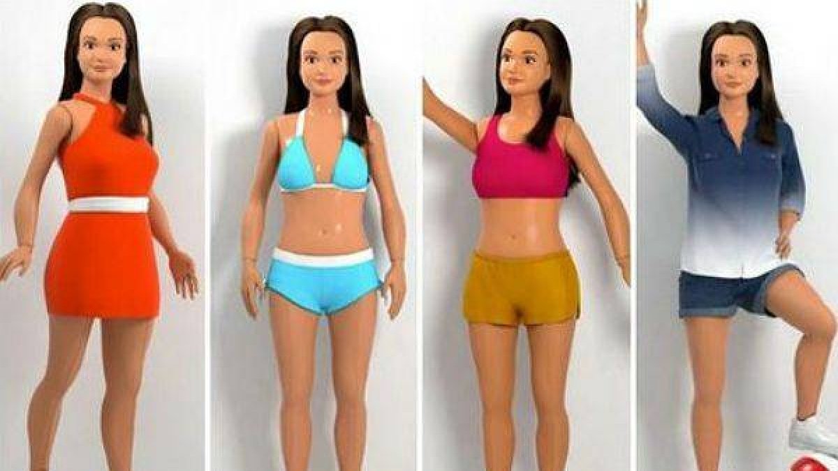 Sale al mercado una nueva muñeca con las medidas de las mujeres de la calle.-Foto: YOUTUBE