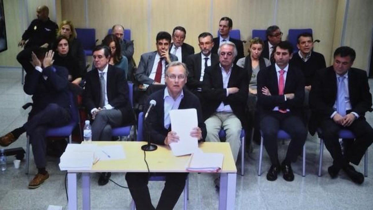 Marco Antonio Tejeido, durante su declaración ante el juez del 'caso Nóos'.-