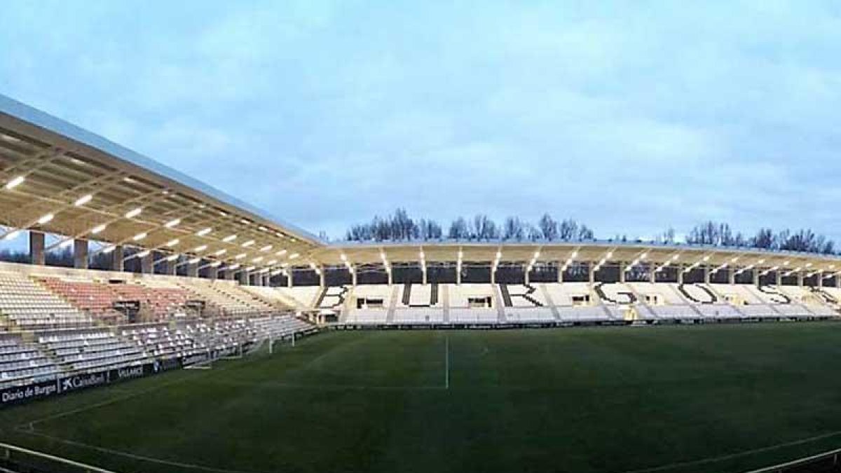 Imagen del estadio de El Plantío.-