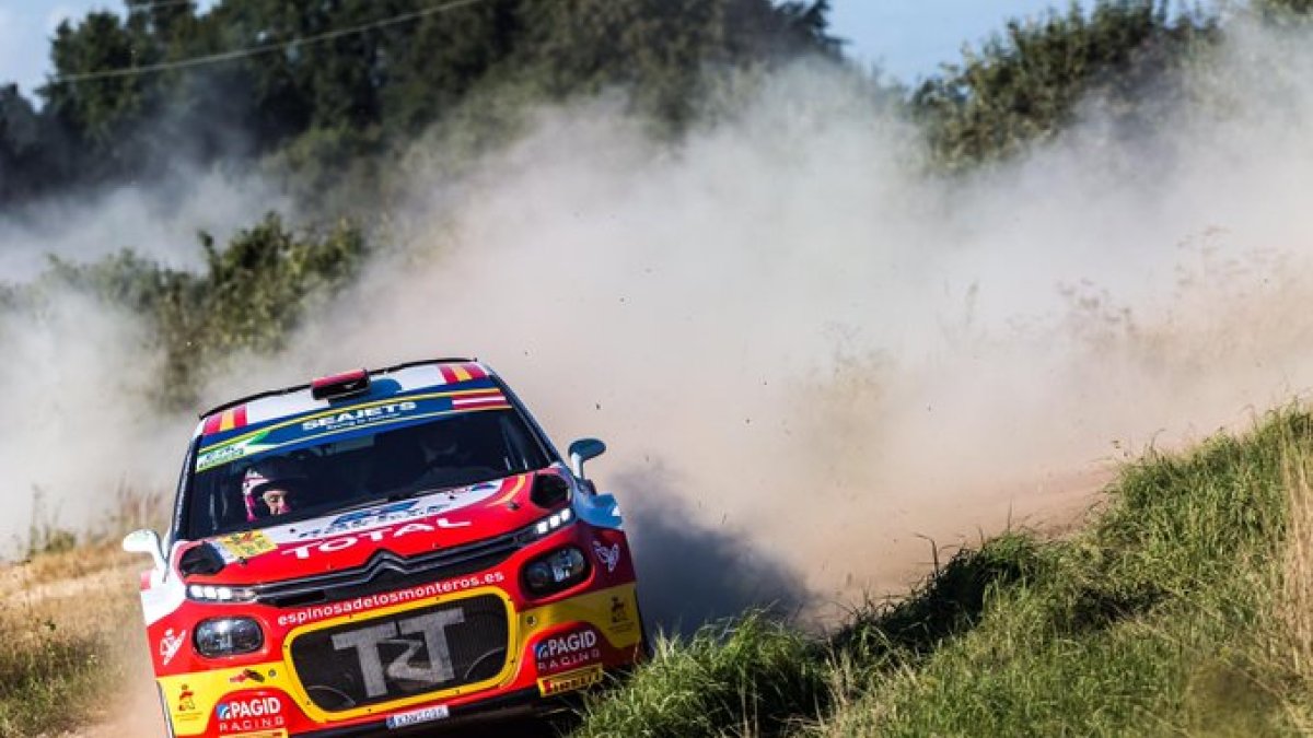 Imagen del Citroën C3 R5 de Efrén Llarena en el Rallye de Liepaja. @CITROENESPAÑA