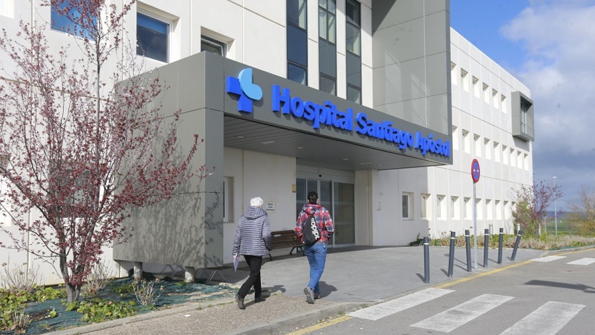 El hospital Santiago Apóstol de Miranda de Ebro. RAÚL G. OCHOA