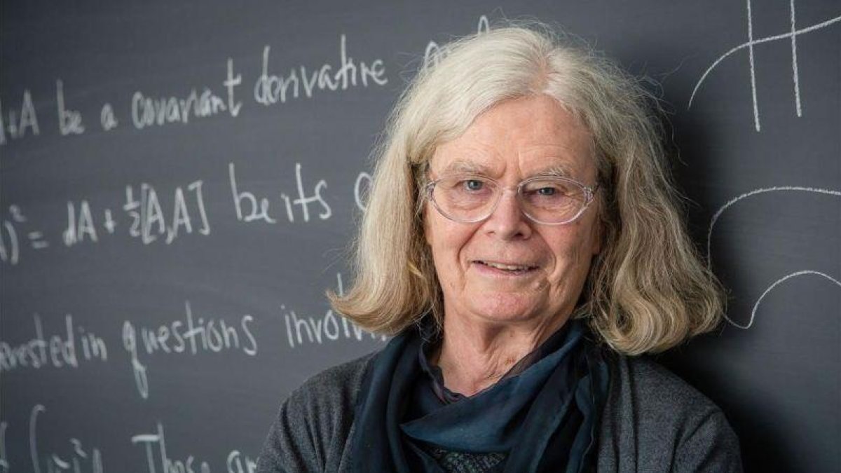 Karen Uhlenbeck, en una imagen difundida por la Norwegian Academy of Science and Letters.-ANDREA KANE (AFP / NORWEGIAN ACADEMY OF SCIENCE AND LETTERS)