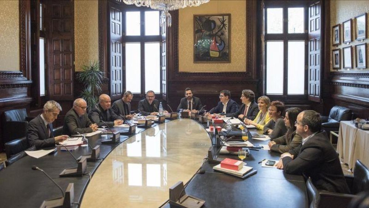 Reunión de la Mesa del Parlament.-FERRAN SENDRA
