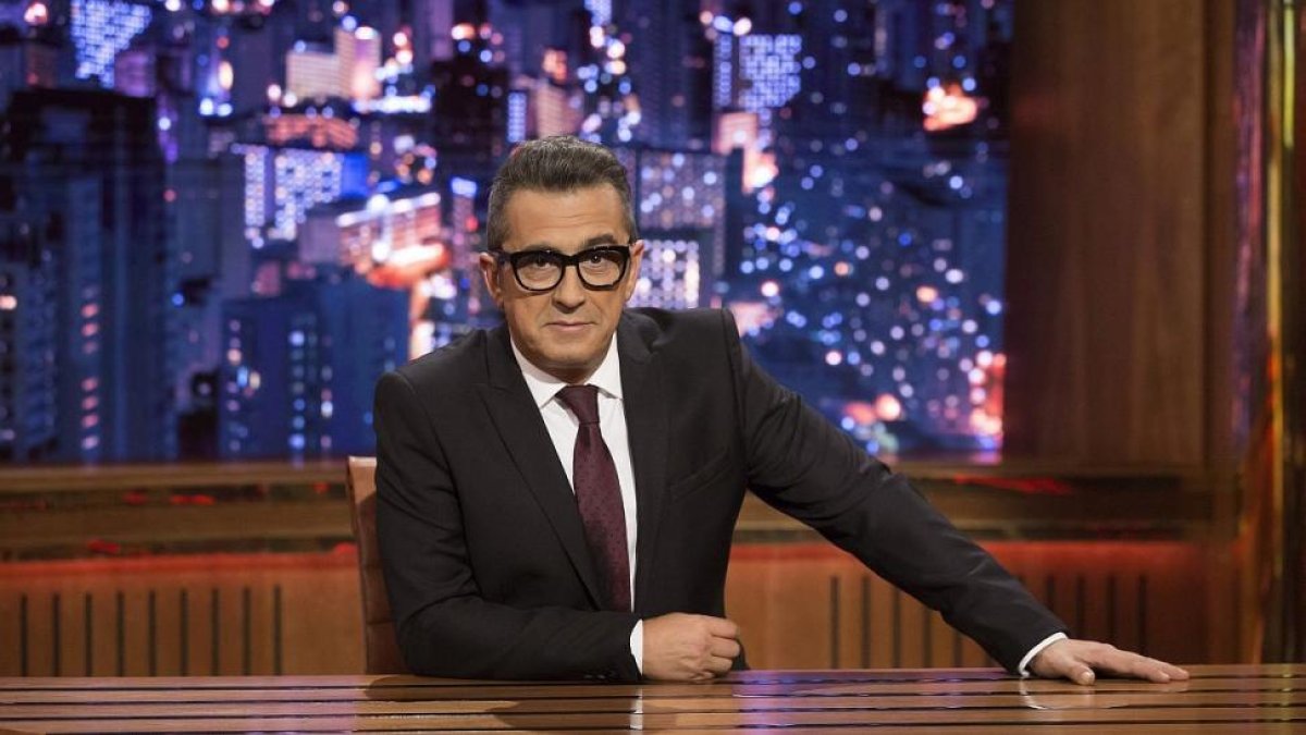 Andreu Buenafuente, en su programa Late motiv, en el canal #0 de Movistar.-ENRIQUE CIDONCHA