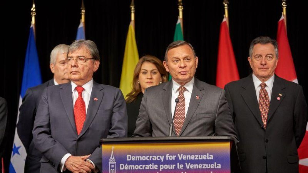 Grupo de Lima se reunió en Ottawa, Canadá, para evaluar la crisis política y social en Venezuela.-EFE