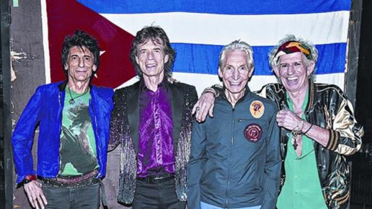 Los Rolling Stones, en La Habana.-AP