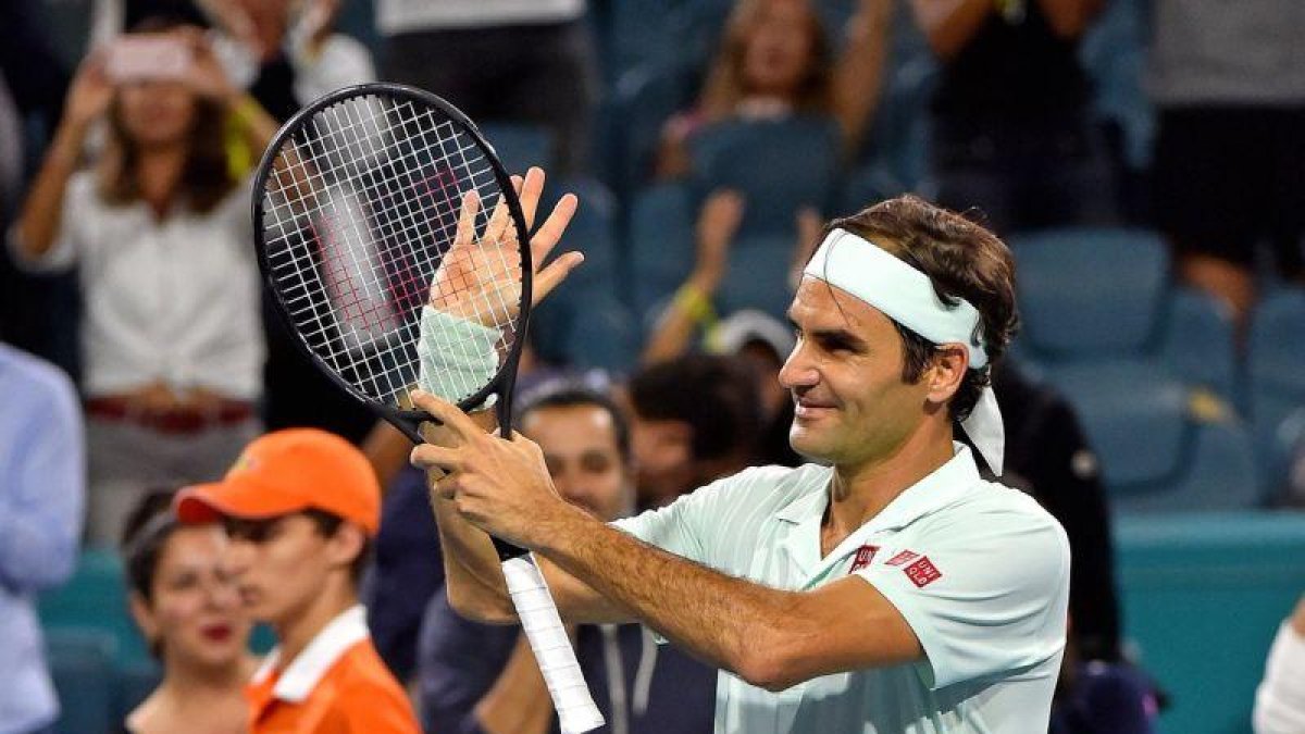 Federer es el gran favorito para llevarse el Master de Miami.-AGENCIAS